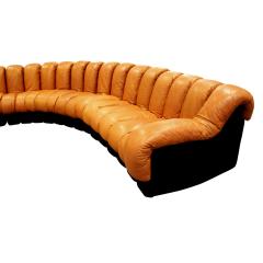  de Sede Iconic De Sede Non Stop Sofa in Leather 1970s - 665308