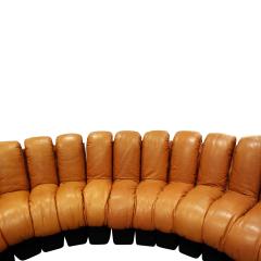  de Sede Iconic De Sede Non Stop Sofa in Leather 1970s - 665309