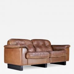  de Sede de Sede DS 101 Leather 2 seat mid century Sofa - 2700641