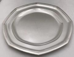  douard Guillaume Wolfers Wolfers Prestigious Belgian Silver Pair of Plates Dishes in Art Deco Style - 3238091