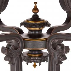  douard Li vre Antique pair of French Japonisme bronze and marble gueridons - 4448566