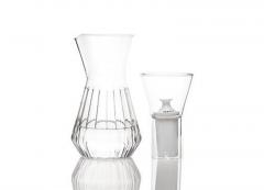  fferrone TALISE FLUTED DECANTER WITH MIXED GLASS SET - 2100607