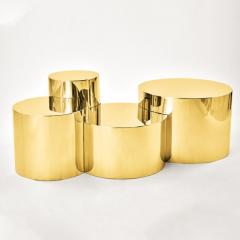  form A Geometria Cerchi 4 Coffee Table Brass Version - 1225075