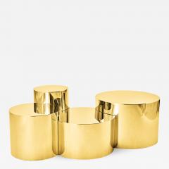  form A Geometria Cerchi 4 Coffee Table Brass Version - 1225369