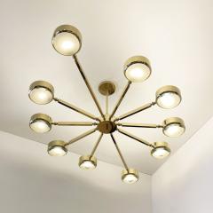  form A Oculus Articulating Ceiling Light Oval Version with Carved Glass - 2113620