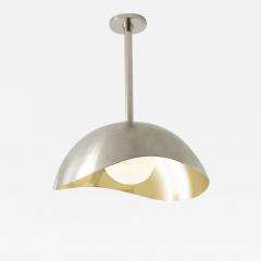  form A Perla Grande Ceiling Light Polished Brass Interior and Satin Nickel Exterior - 3286922