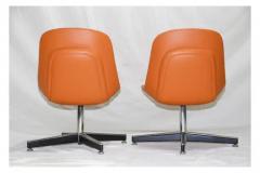  formA Brazilian Mid Century Set of Two Swivel Chairs by Forma c 1970s - 3761419