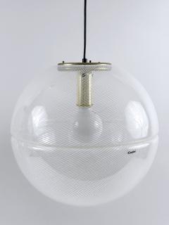  iGuzzini Harvey Guzzini Guzzini 1 of 2 Elegant Mid Century Modern Sfera Pendant Lamps by iGuzzini Italy 1970s - 4498280