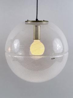  iGuzzini Harvey Guzzini Guzzini 1 of 2 Elegant Mid Century Modern Sfera Pendant Lamps by iGuzzini Italy 1970s - 4498281