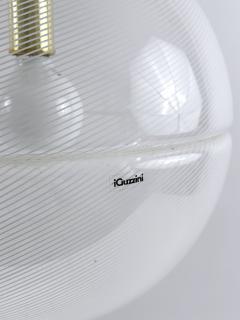  iGuzzini Harvey Guzzini Guzzini 1 of 2 Elegant Mid Century Modern Sfera Pendant Lamps by iGuzzini Italy 1970s - 4498286