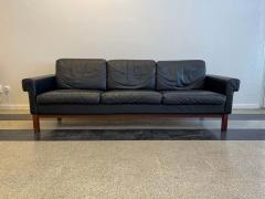  ke Frib ter Midcentury Leather and Teak Sofa Gotland Ikea Sweden 1967 - 2277042