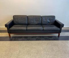  ke Frib ter Midcentury Leather and Teak Sofa Gotland Ikea Sweden 1967 - 2277045