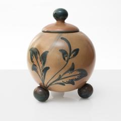  ke Holm KE HOLM FOR H GAN S ART DECO CERAMIC JAR WITH LID Scandinavian modern - 2195327