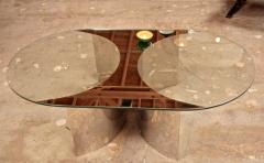  ma 39 Italian Mirror and Steel Table - 583303