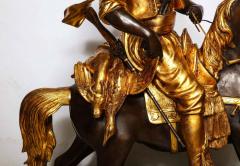  mile Coriolan Hippolyte Guillemin A Monumental Orientalist Bronze Sculpture Cavalier Arabe After Emile Guillemin - 2137906