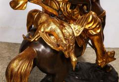  mile Coriolan Hippolyte Guillemin A Monumental Orientalist Bronze Sculpture Cavalier Arabe After Emile Guillemin - 2137912