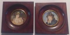  mile Gall 52 miniature porcelain painting french mile Gall  - 4633317