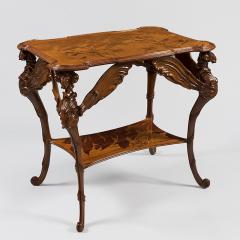  mile Gall A French Art Nouveau Two Tiered Table - 255237