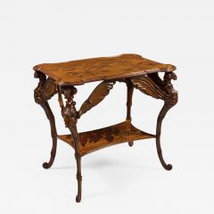  mile Gall A French Art Nouveau Two Tiered Table - 256146