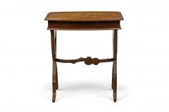  mile Gall Emile Galle French Art Nouveau Lift Top Marquetry Floral Inlaid Wooden Table - 4274307