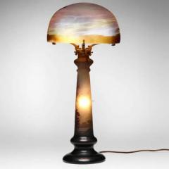  mile Gall Emile Galle Paysage Vosges Table Lamp With Eagles - 3792332