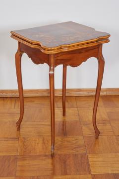  mile Gall French Art Nouveau game table by Emile Galle - 1465547