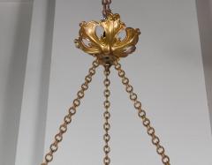  mile Gall L 02 Rare Art Nouveau Chandelier by Gall  - 259843