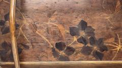  mile Gall mile Gall French Art Nouveau Clematis Marquetry Etag re Wall Shelf - 4602522