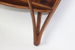  mile Gall mile Gall French Art Nouveau Clematis Marquetry Etag re Wall Shelf - 4602526