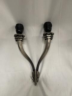  mile Jacques Ruhlmann 1925s bronze sconces in the style of Emile Jacques Ruhlmann - 4121940