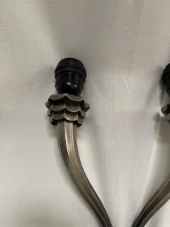  mile Jacques Ruhlmann 1925s bronze sconces in the style of Emile Jacques Ruhlmann - 4121941