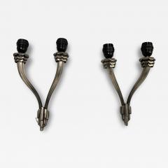  mile Jacques Ruhlmann 1925s bronze sconces in the style of Emile Jacques Ruhlmann - 4122593