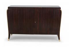  mile Jacques Ruhlmann Art Deco Macassar 2 Door Cabinet in the manner of Emile Jacques Ruhlmann - 4244669