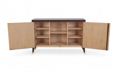  mile Jacques Ruhlmann Art Deco Macassar 2 Door Cabinet in the manner of Emile Jacques Ruhlmann - 4244670