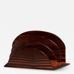  mile Jacques Ruhlmann MACASSAR EBONY LETTER RACK BY EMILE JACQUES RUHLMANN - 3494508