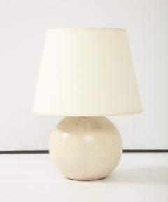  mile Jacques Ruhlmann Off white Craqueleur Art Deco Lamp In the style of Ruhlmann France c 1930 - 1148510