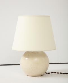  mile Jacques Ruhlmann Off white Craqueleur Art Deco Lamp In the style of Ruhlmann France c 1930 - 1148516