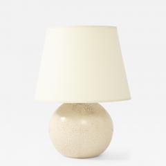  mile Jacques Ruhlmann Off white Craqueleur Art Deco Lamp In the style of Ruhlmann France c 1930 - 1149052