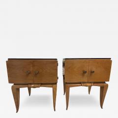  mile Jacques Ruhlmann Pair Of French Art Deco Nightstands - 4194667