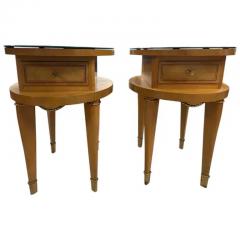  mile Jacques Ruhlmann Pair of French Art Deco Nightstands - 4136595