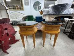  mile Jacques Ruhlmann Pair of French Art Deco Nightstands - 4136598