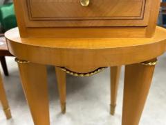  mile Jacques Ruhlmann Pair of French Art Deco Nightstands - 4136720