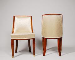  mile Jacques Ruhlmann Petite Art Deco Side Chairs - 479506