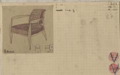  mile Jacques Ruhlmann Ruhlmann Drouant Armchair circa 1924 4 Matching Chairs Available  - 4677754