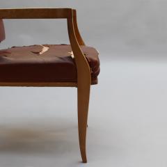  mile Jacques Ruhlmann Ruhlmann Drouant Armchair circa 1924 4 Matching Chairs Available  - 4701173