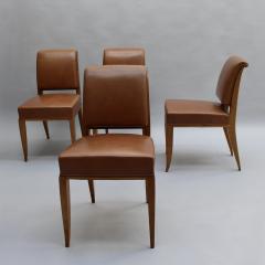  mile Jacques Ruhlmann Ruhlmann Set of 4 Drouant Chairs circa 1924 Matching Armchair Available  - 4657141