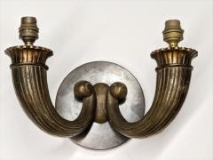  mile Jacques Ruhlmann Ruhlmann Style Single Two Branch Sconce - 1549681