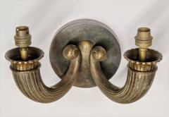  mile Jacques Ruhlmann Ruhlmann Style Single Two Branch Sconce - 1549697