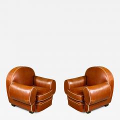  mile Jacques Ruhlmann Ruhlmann pair of elephant club chairs - 3624693