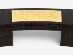  mile Jacques Ruhlmann mile Jacques Ruhlmann Attr Macassar Mahogany Shagreen France 1900s - 4583001